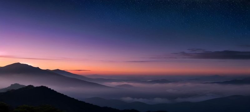 不喜欢色色的我吗作品主视觉，深紫夜空背景下两位主角相视而立，粉紫霓虹光晕环绕，青春恋爱喜剧氛围浓烈