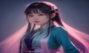 不喜欢色色的我吗配角腹黑女生形象，图书馆场景，神秘气质浓厚